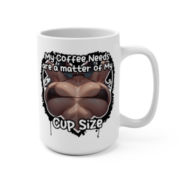 Cup Size - Meme Mug (15oz) - Image 2