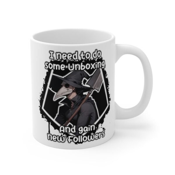 Dark Age Influencer – Anime Meme Mug (11oz) - Image 2