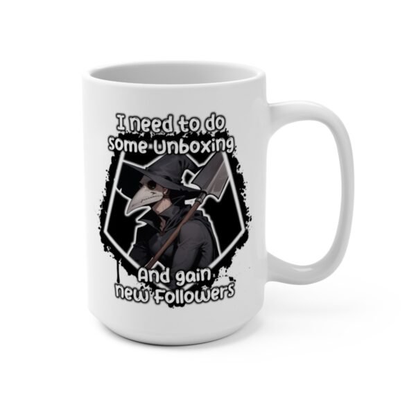 Dark Age Influencer – Anime Meme Mug (15oz) - Image 2