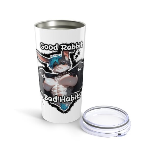 Punk Bunny - Ecchi Furry Tumbler (20oz) - Image 2