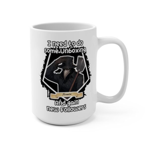 Flu'encer - RPG Meme Mug (15 oz) - Image 2