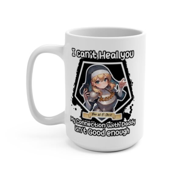 Poor Wi-Fi Cleric - RPG Meme Mug (15 oz)