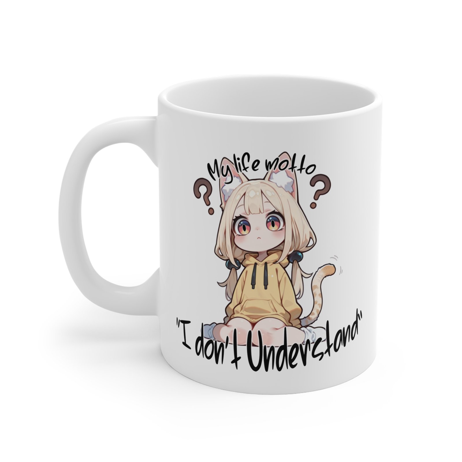 I Don’t Understand - Chibi Meme Mug - Image 2