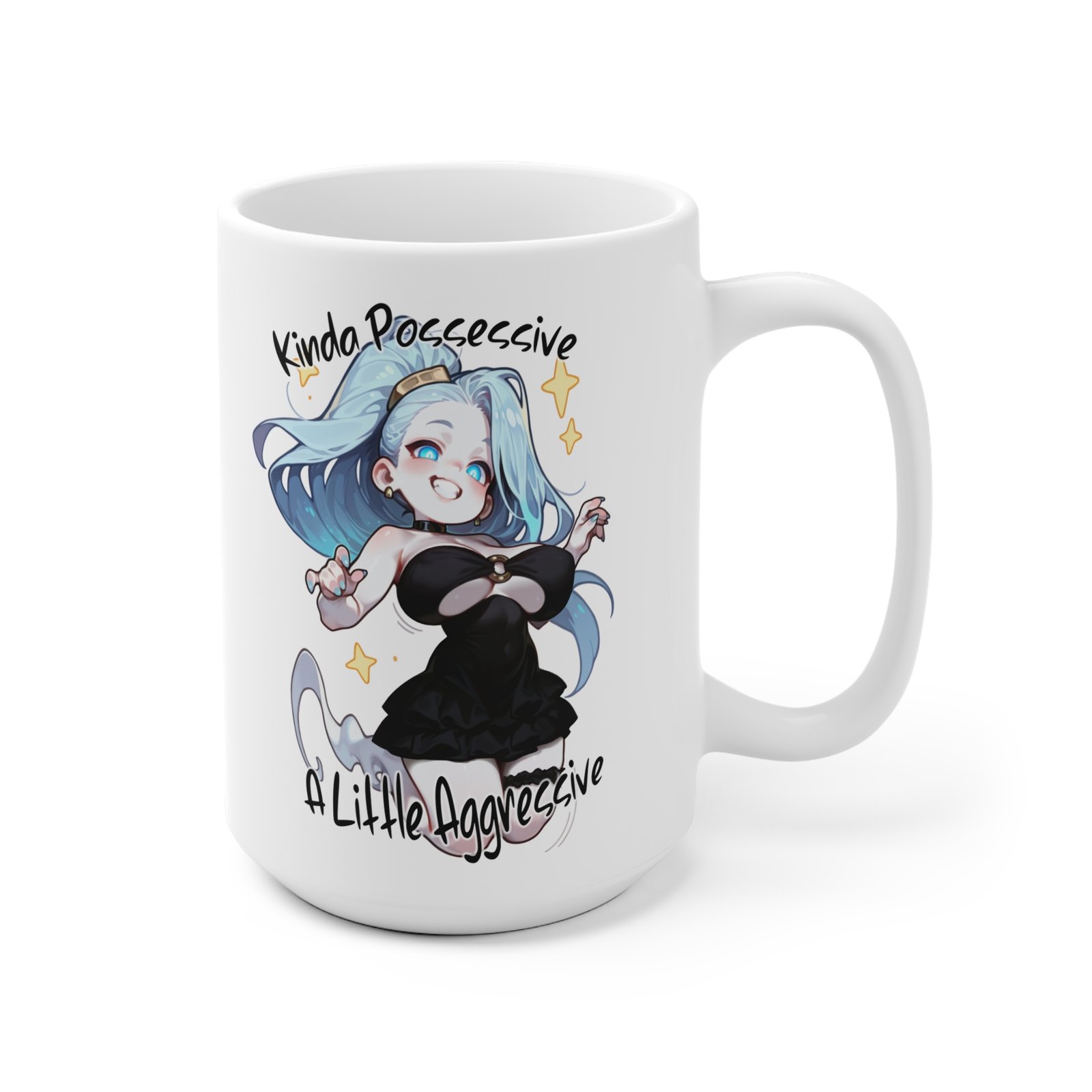 Possessive Ghostgirl - Cute Meme Mug - Image 3