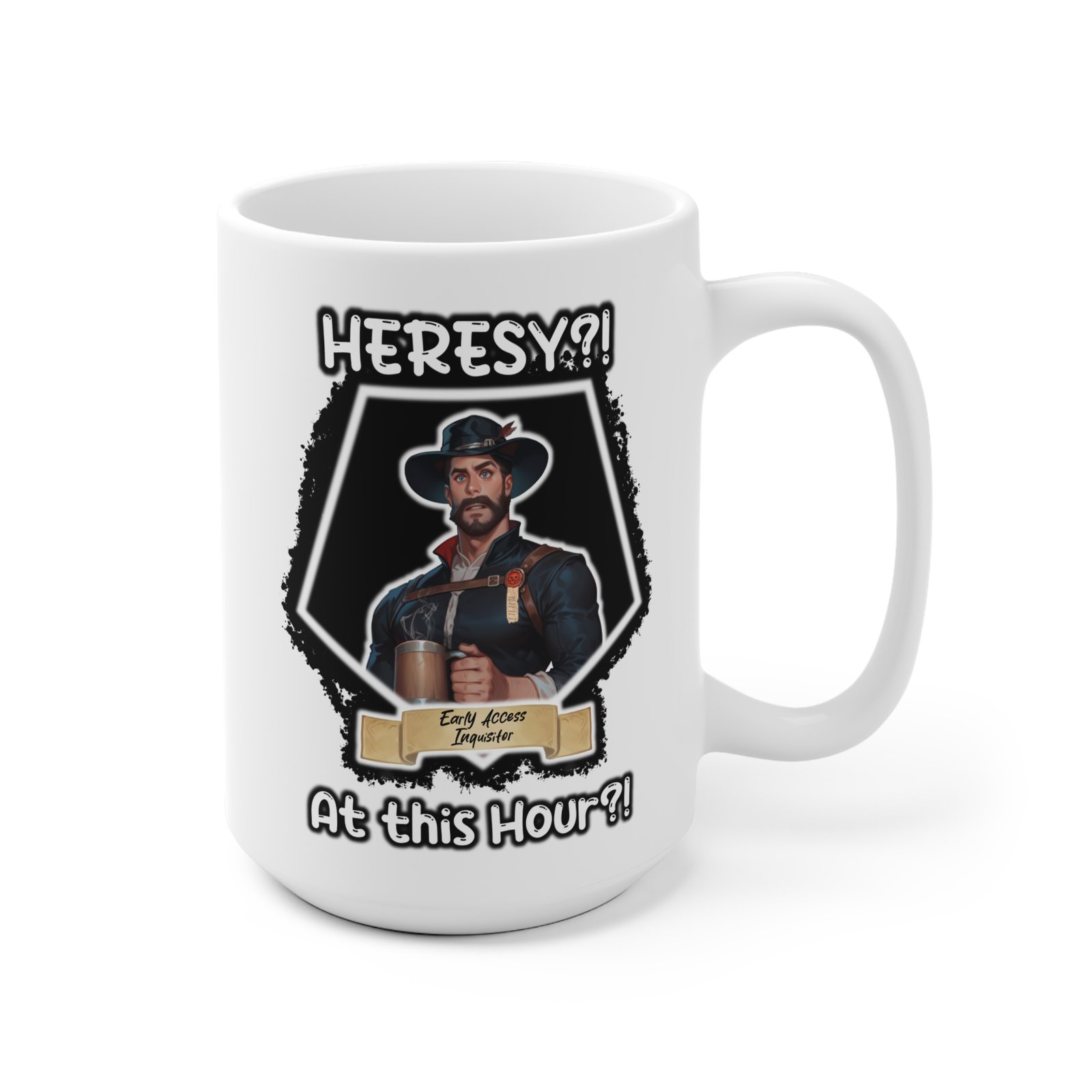 Early Access Inquisitor - RPG Meme Mug - Image 3
