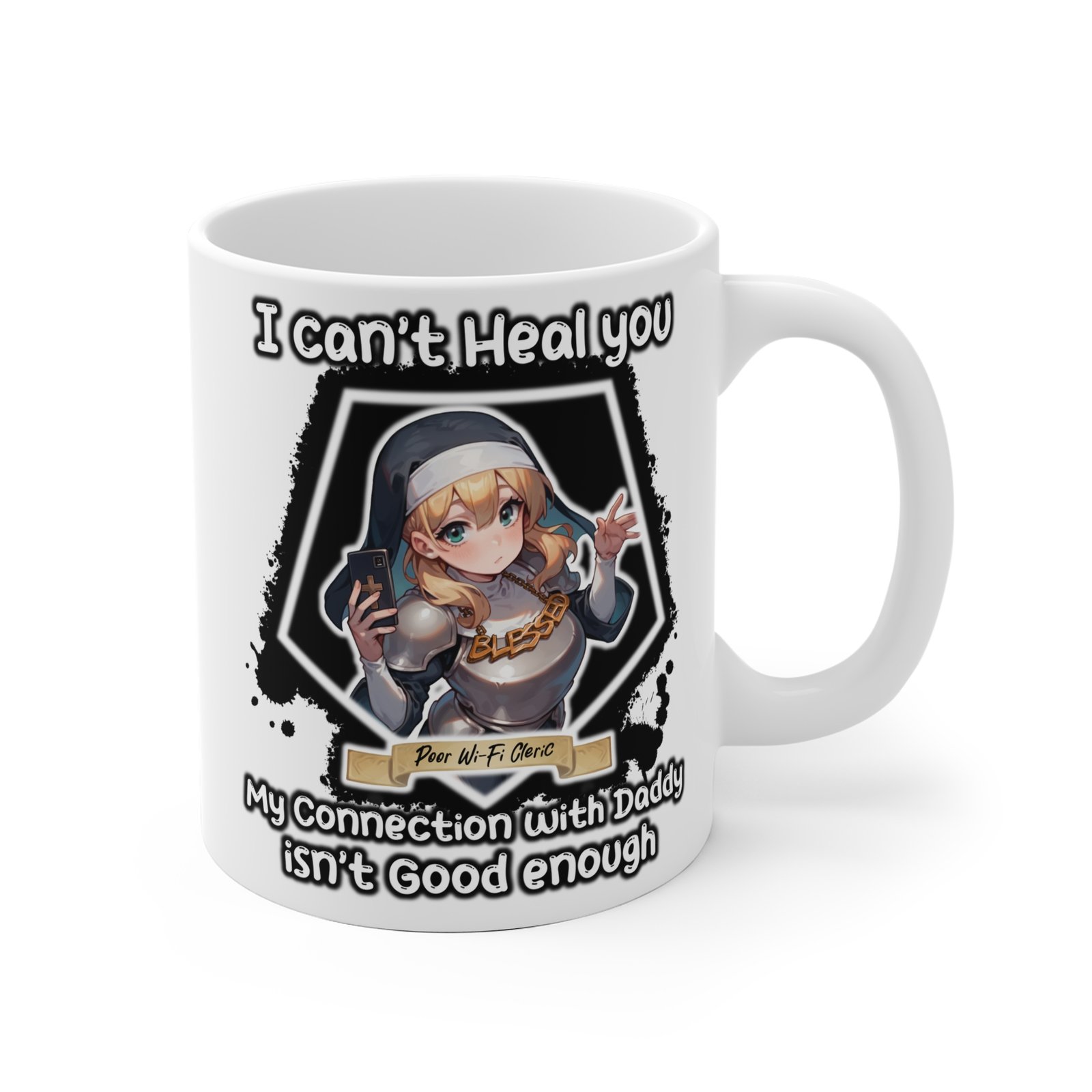 Poor Wi-Fi Cleric - RPG Meme Mug
