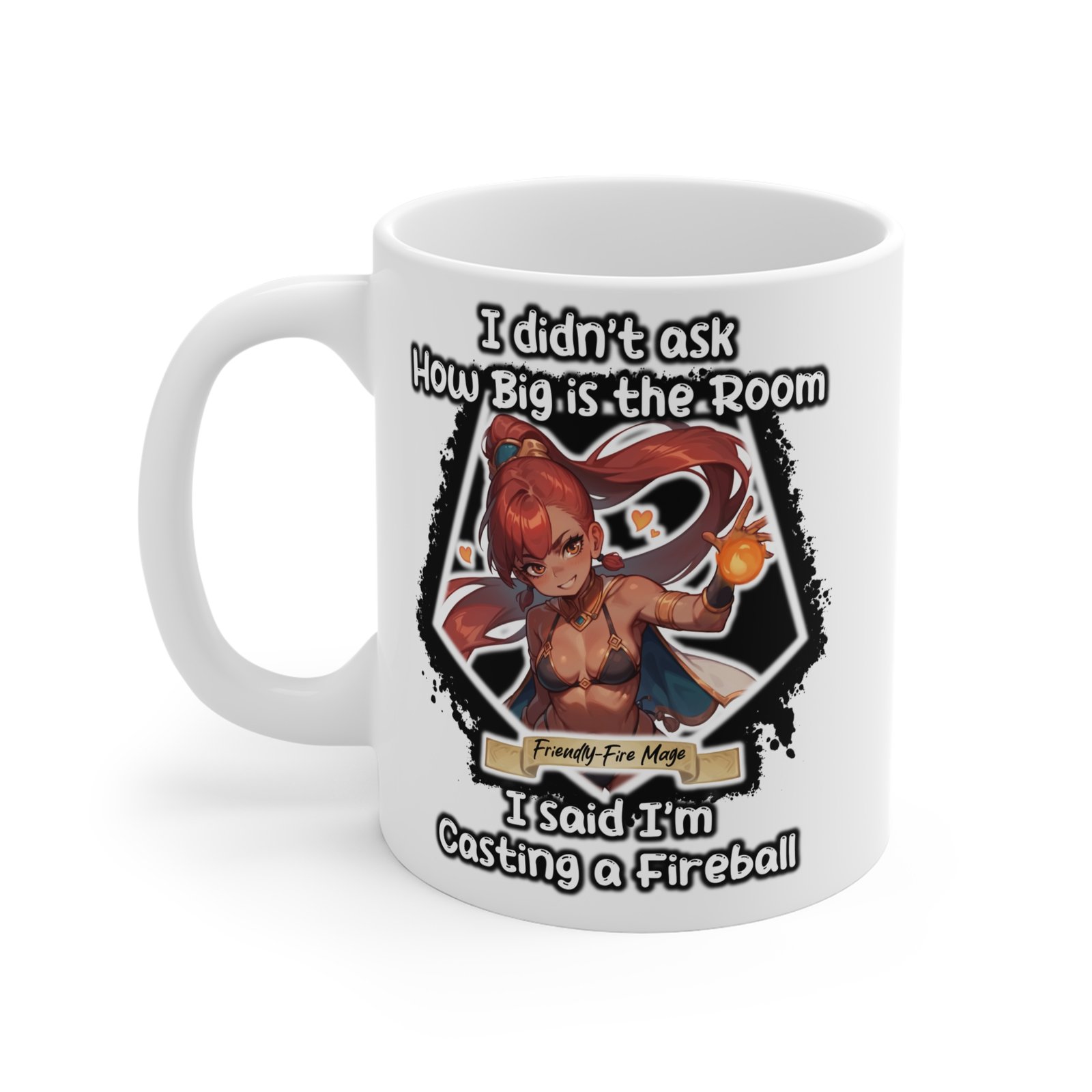 Friendly-Fire Mage - RPG Meme Mug - Image 2
