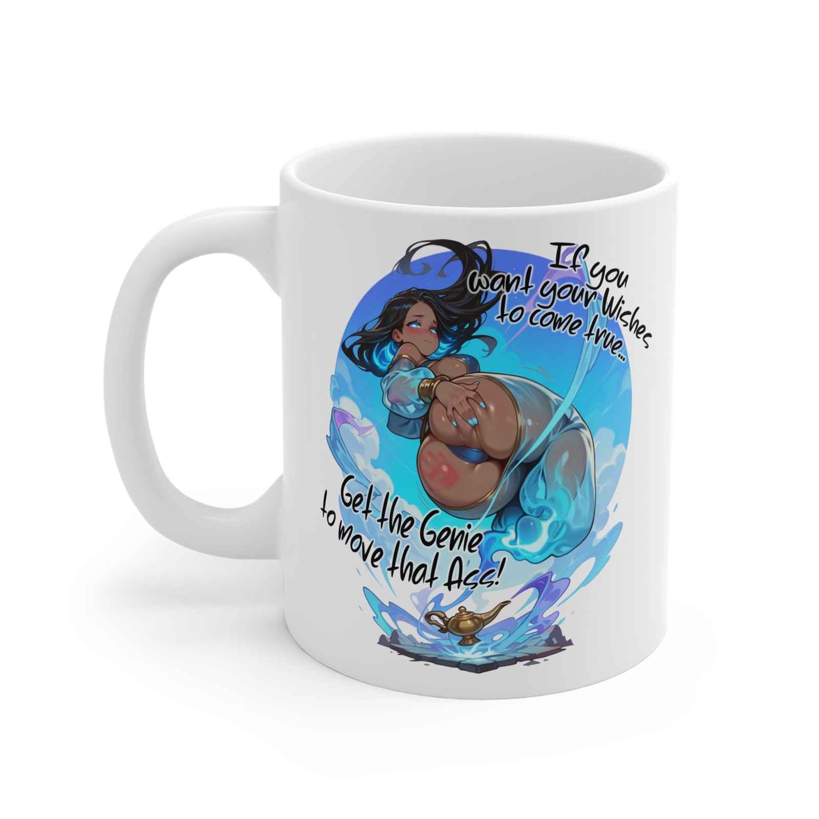 Fantasy Genie - Ecchi Meme Mug - Image 2