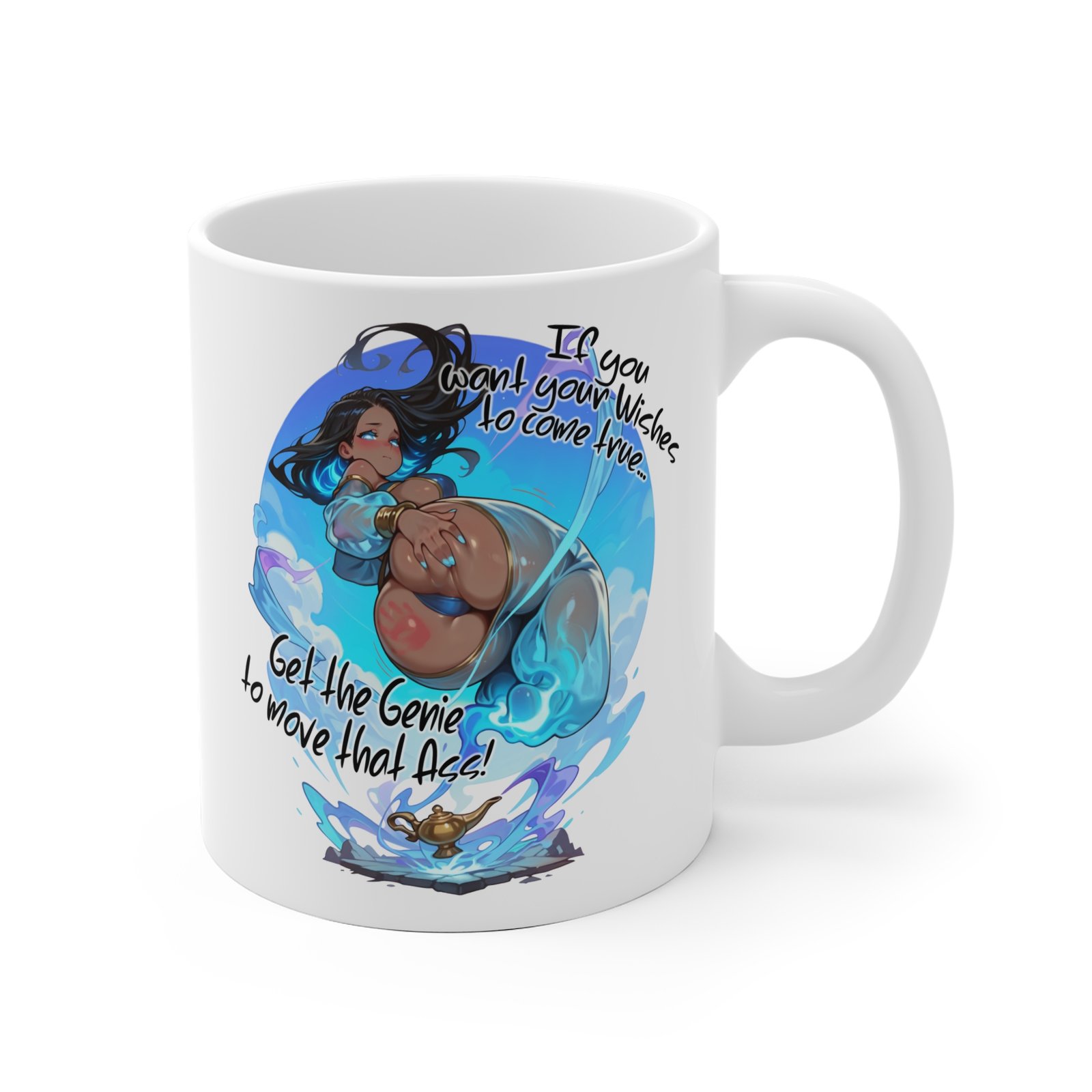 Fantasy Genie - Ecchi Meme Mug