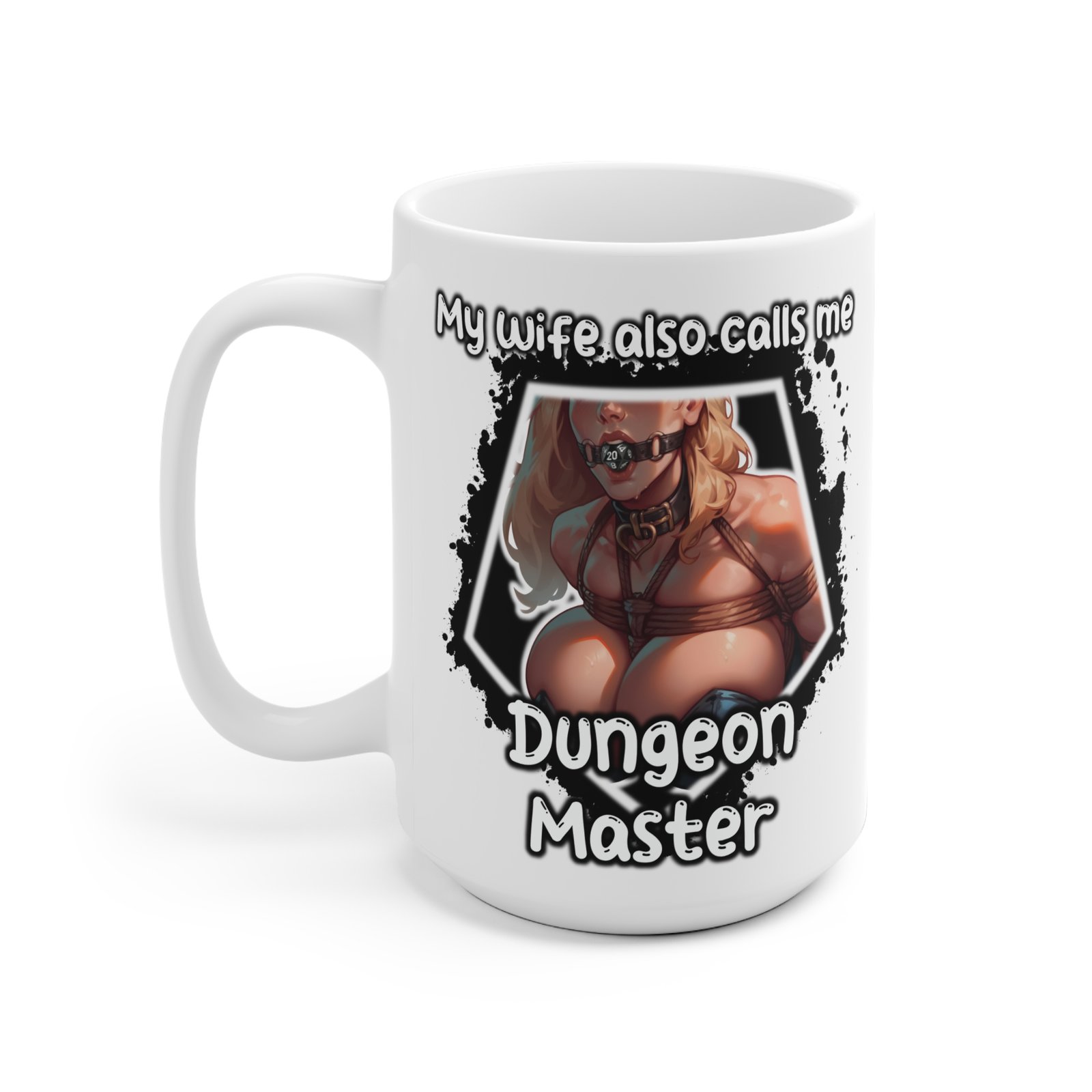 Dungeon Master's Wife - RPG Meme Mug - Image 4