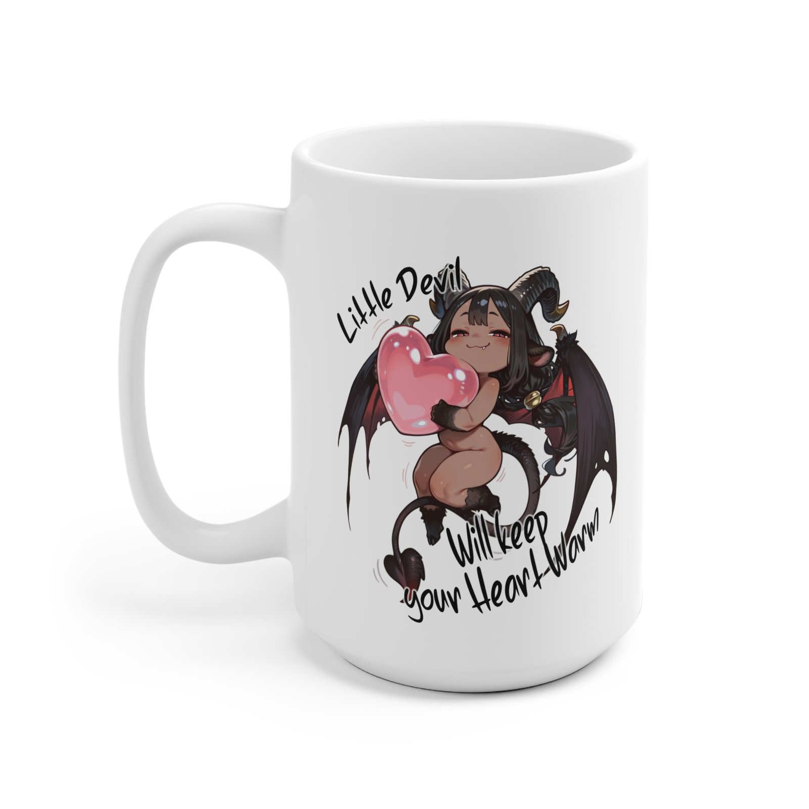 Little Devil - Chibi Meme Mug - Image 4