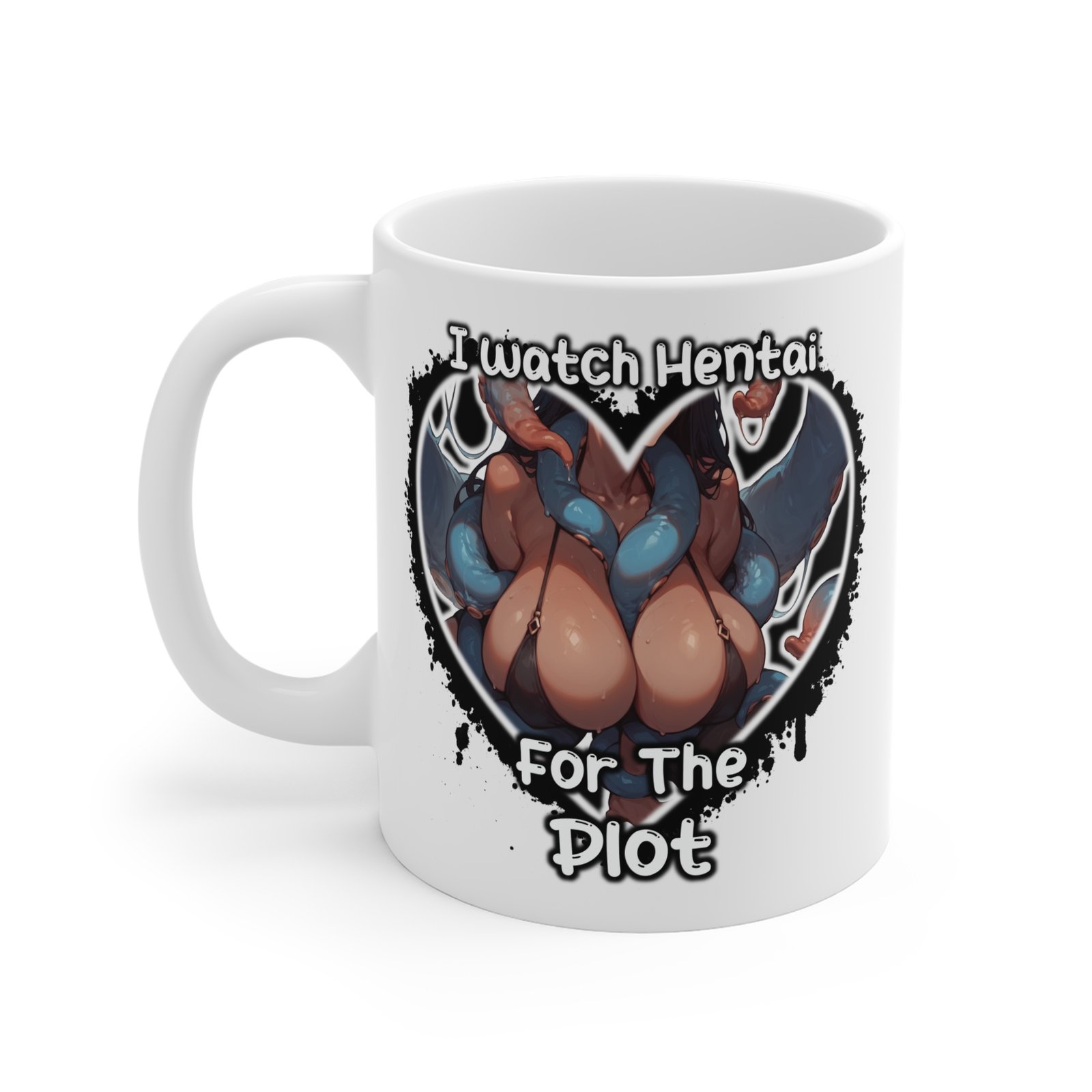 I watch Hentai - Anime Meme Mug - Image 2