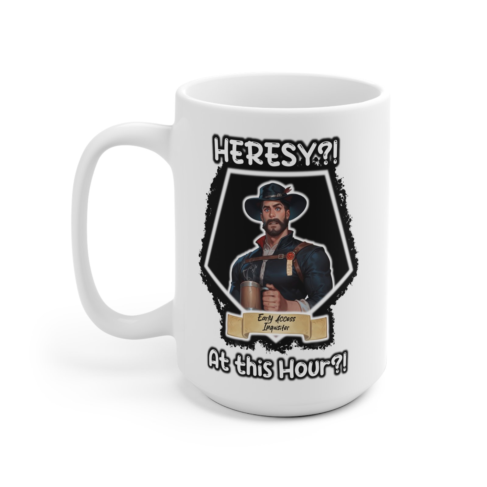 Early Access Inquisitor - RPG Meme Mug - Image 4