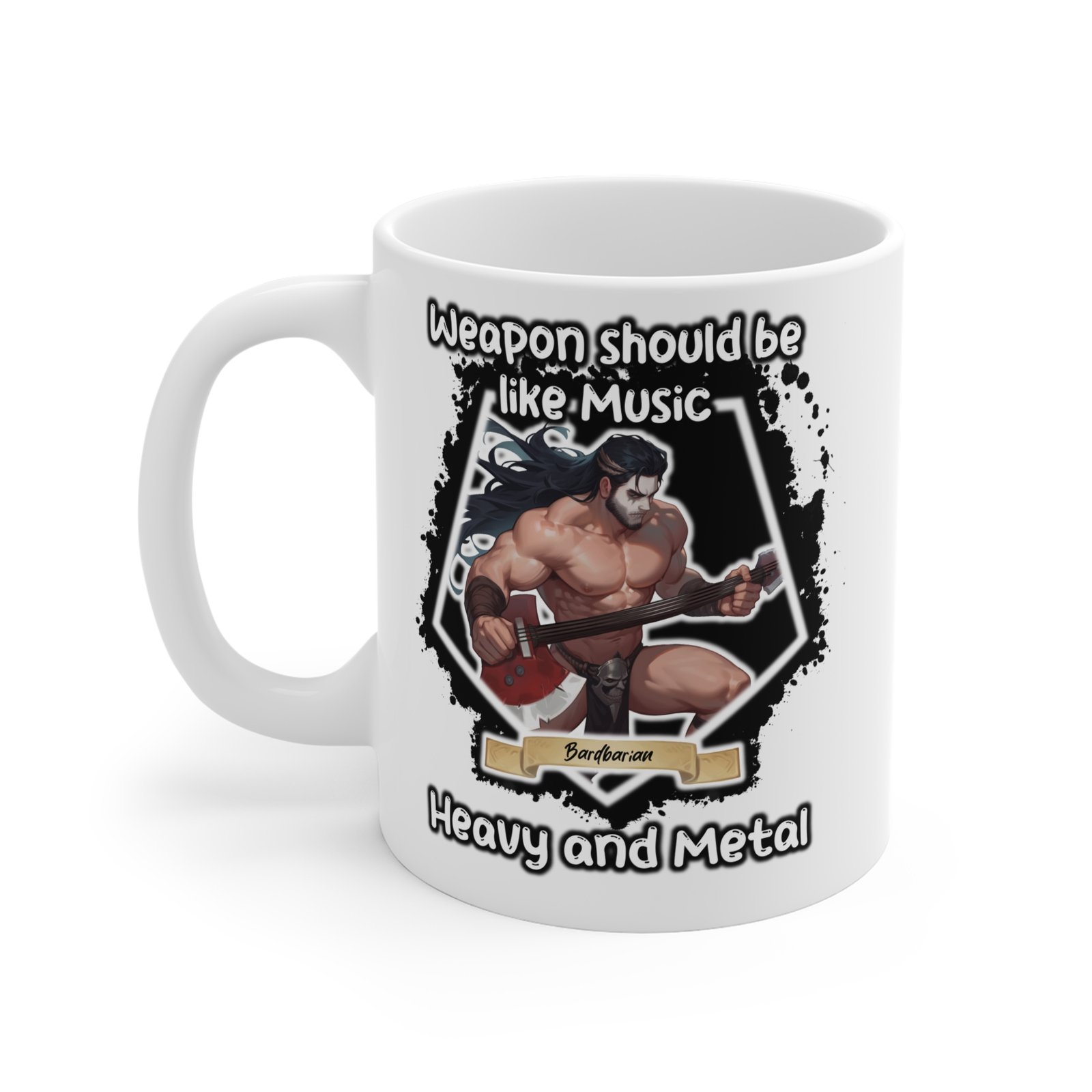 Bardbarian - RPG Meme Mug - Image 2