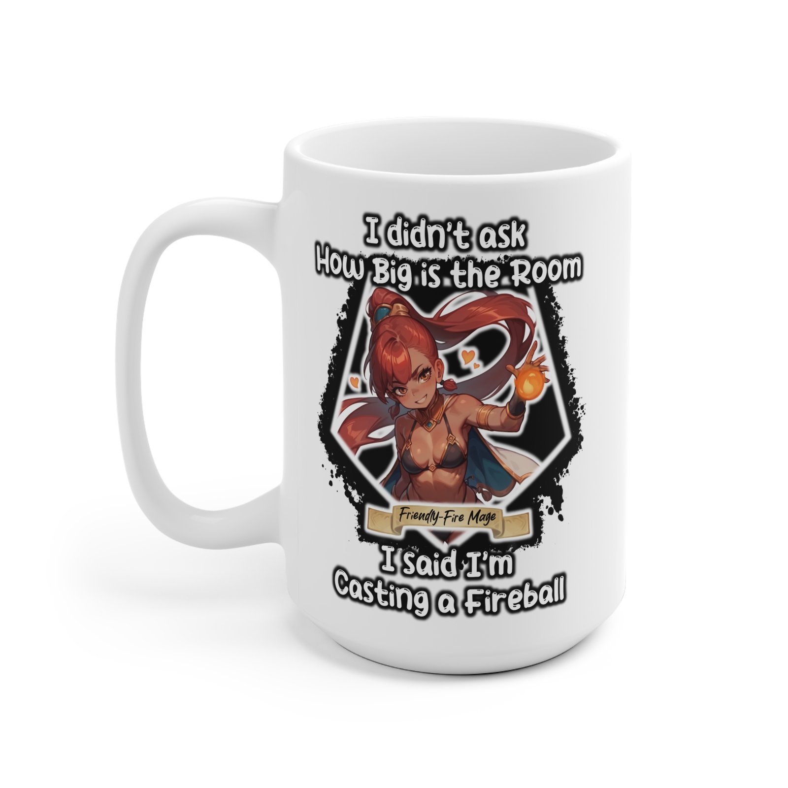 Friendly-Fire Mage - RPG Meme Mug - Image 4