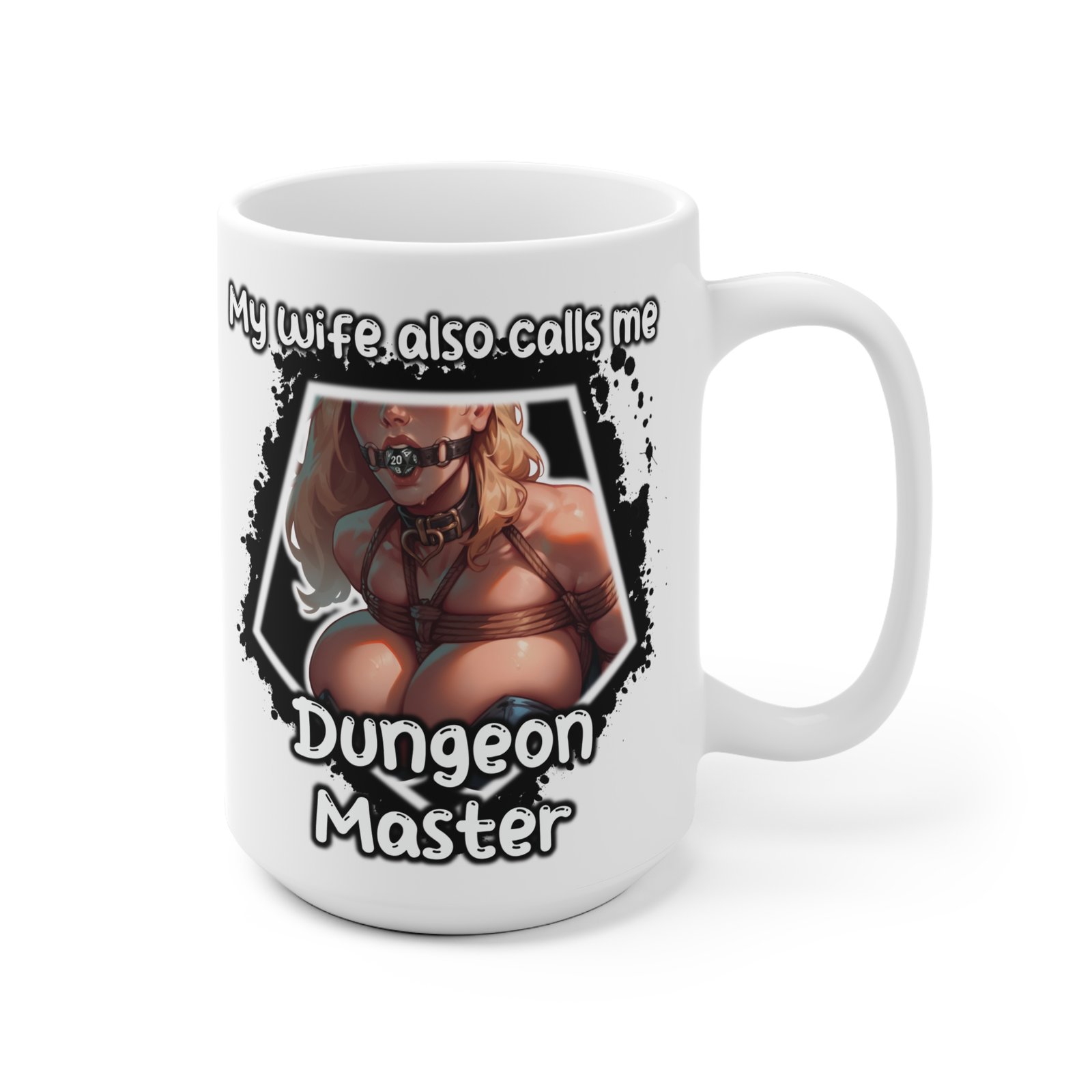 Dungeon Master's Wife - RPG Meme Mug - Image 3